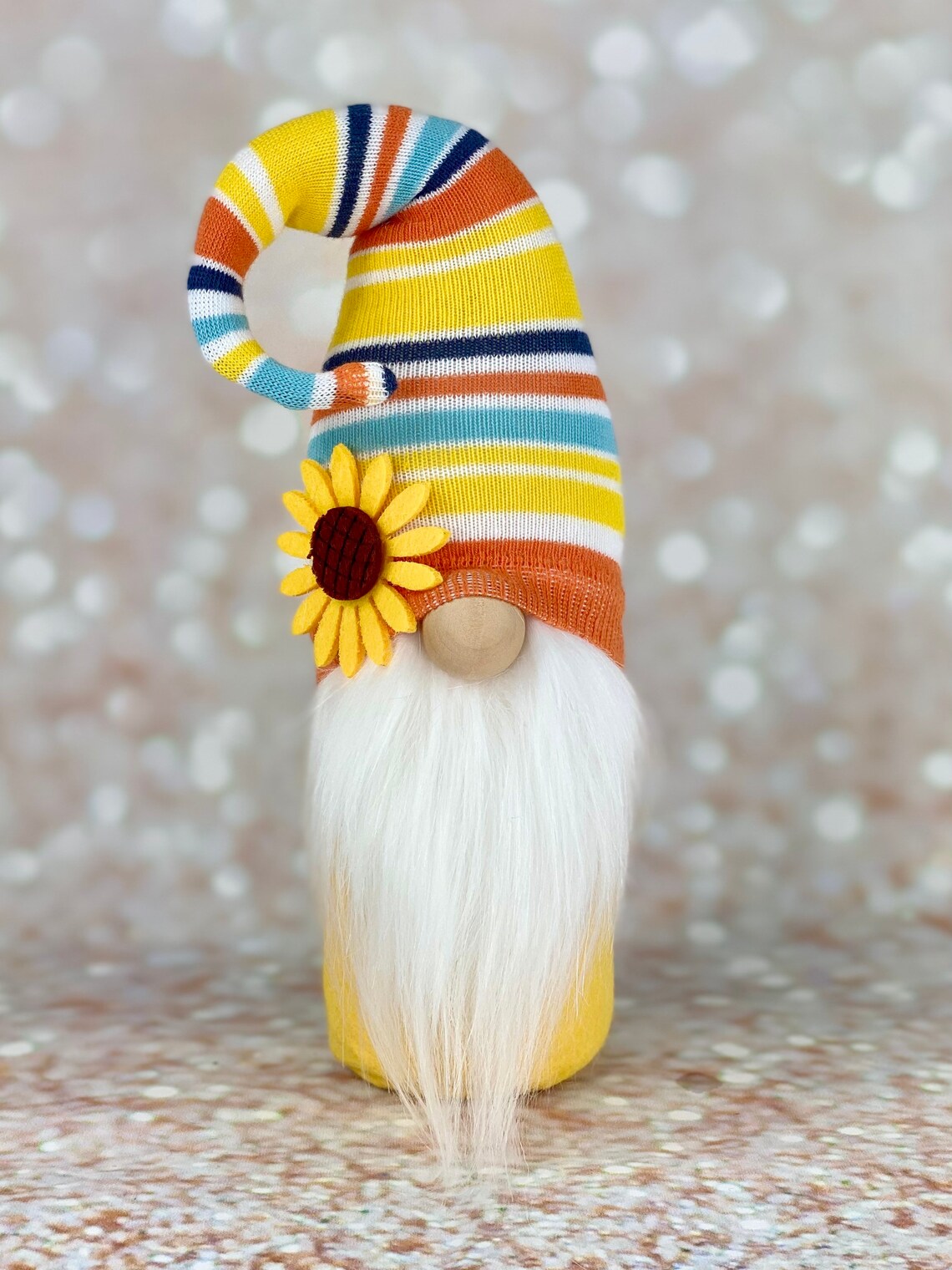Sunflower gnome handmade gnome sunflower decor sunflower Etsy