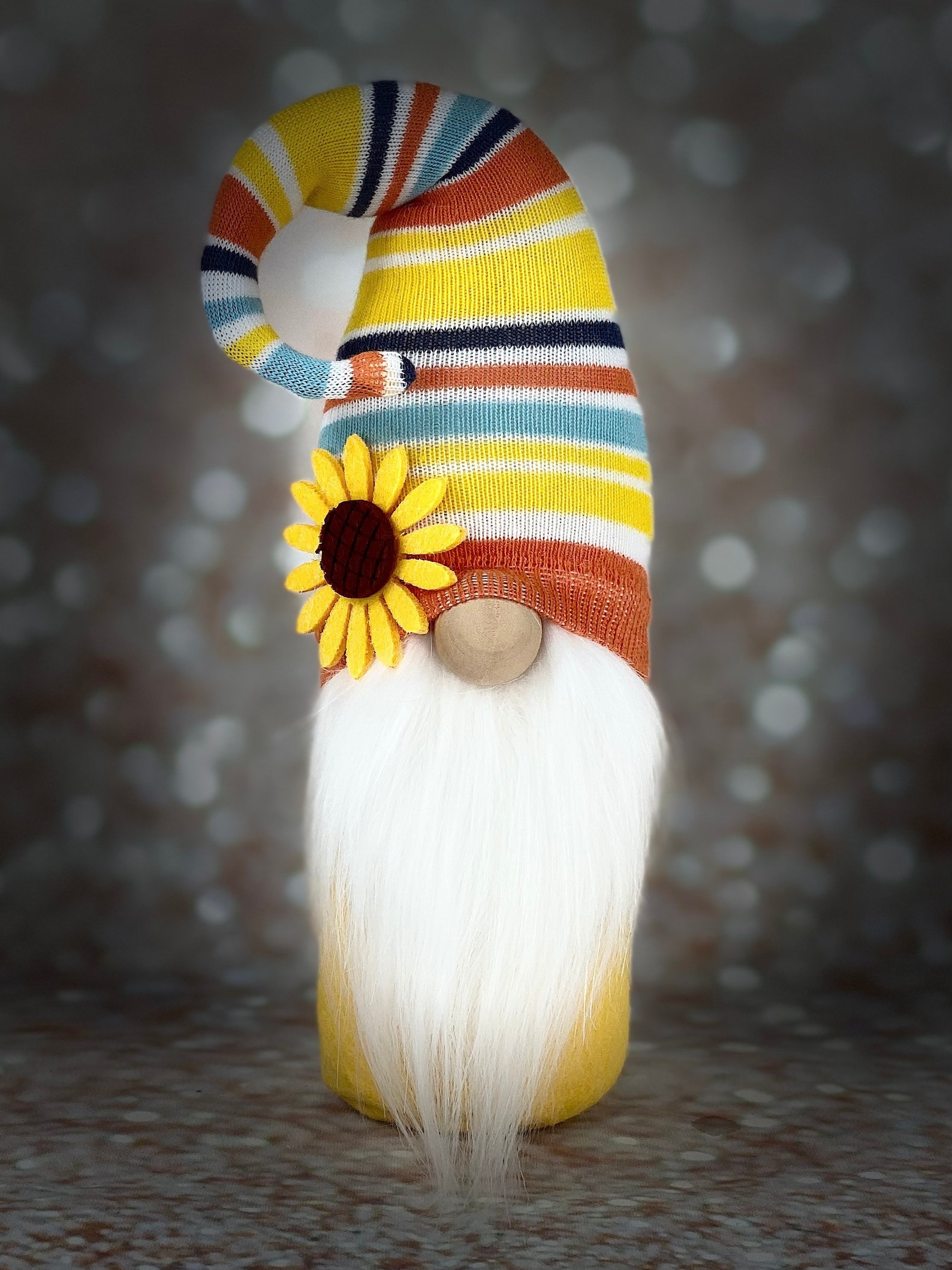 Sunflower gnome handmade gnome sunflower decor sunflower Etsy