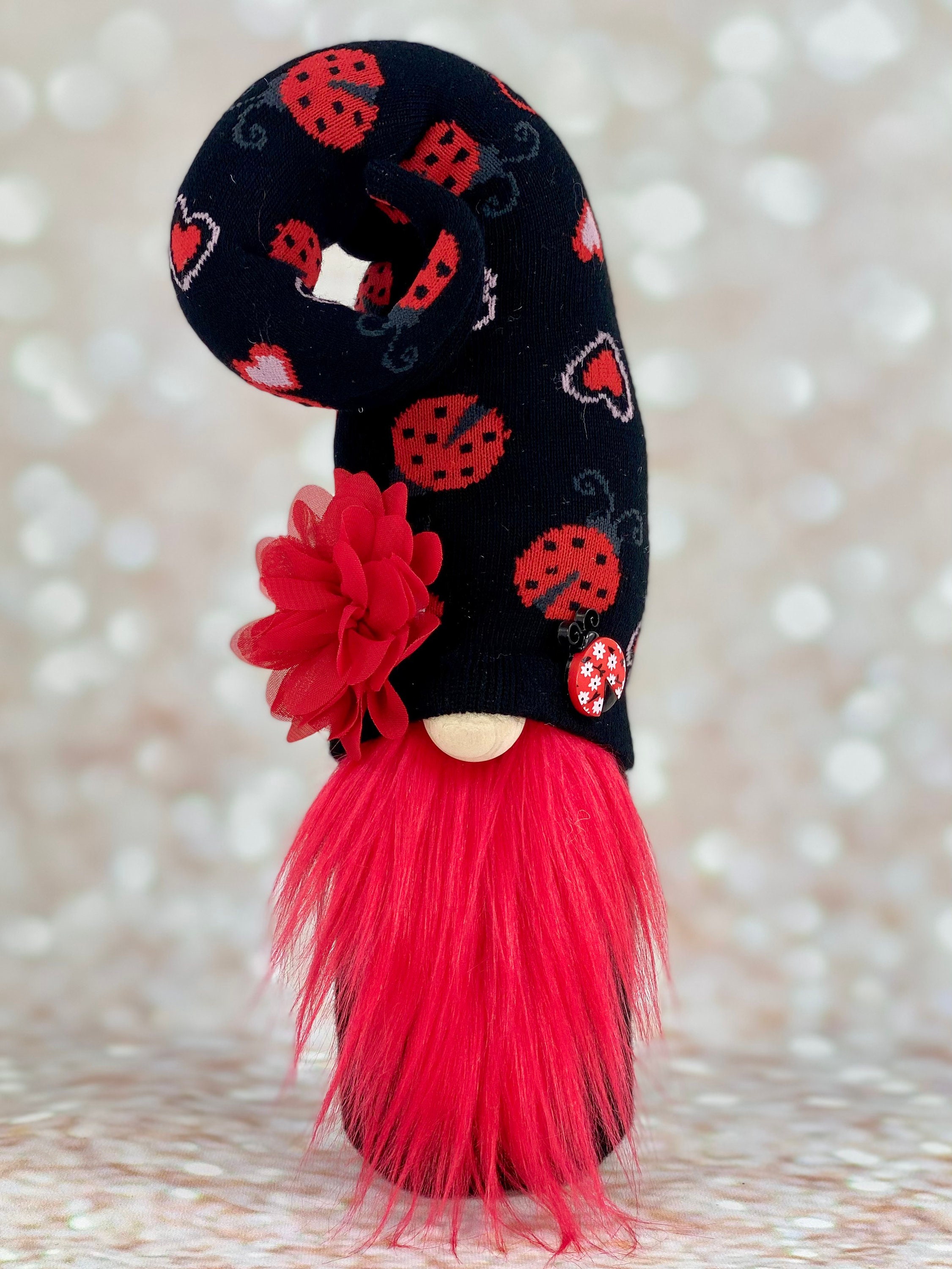 Ladybug gnome handmade gnome ladybug gifts gnome decor  etsy Ladybug gnome handmade gnome ladybug gifts gnome decor  etsy