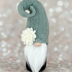 Gnome, handmade gnome, everyday gnome, year round gnome, neutral gnome, green gnome, gnome lovers gifts, gnome decor, Christmas gifts