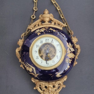 Eugene FARCOT Antike Ormulu viktorianische Kartell Wanduhr