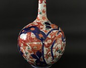 Imari Porcelain Bottle Vase