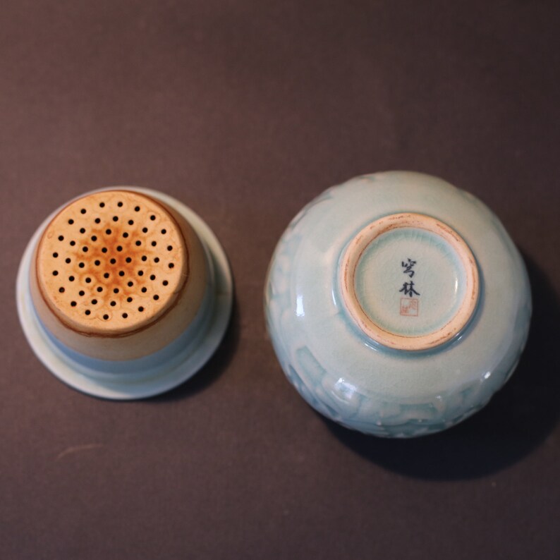 Korean Celadon Tea Cup Etsy
