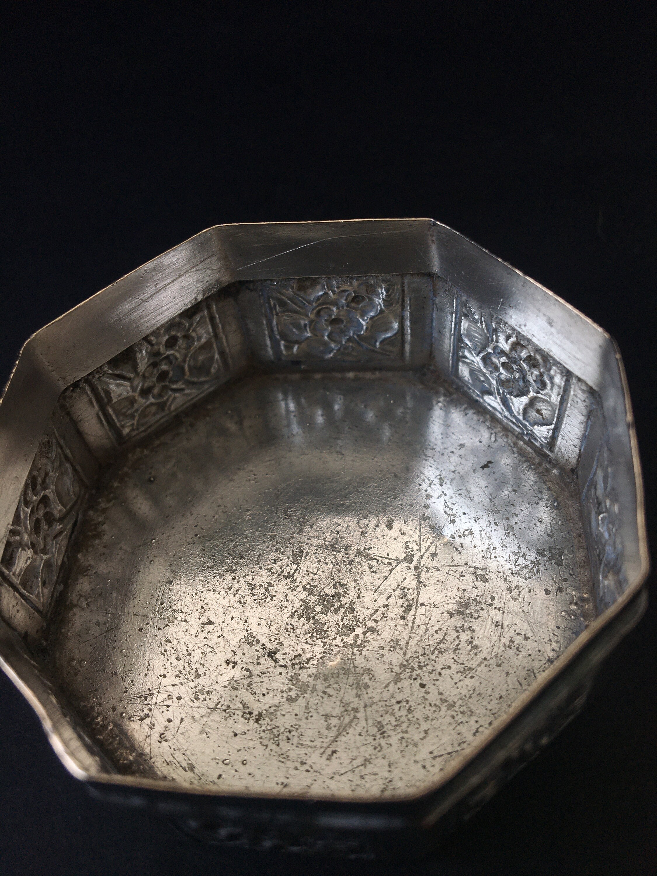 Small Chinese Silver Octagonal Box Floral and Bird Motifs - Etsy