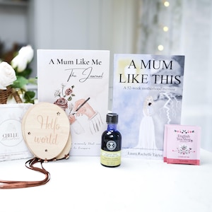 New Mum Care Package | Mama Pamper Hamper | Baby Shower Gift | Self Care Package For Mums | Literary Gift Set for New Parent