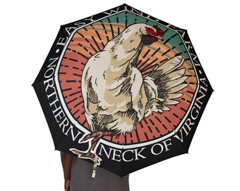 Easy Wind Farm Back Golf Umbrella