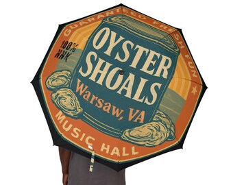 Oyster Shoals - Black Golf Umbrella