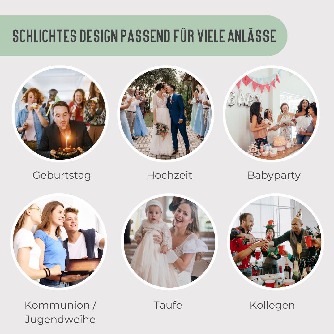 50 Dankeskarten Mit Umschlägen – Klappkarten DIN A6 Für Hochzeit, Geburtstag, Konfirmation & Mehr, Aus Recyclingpapier