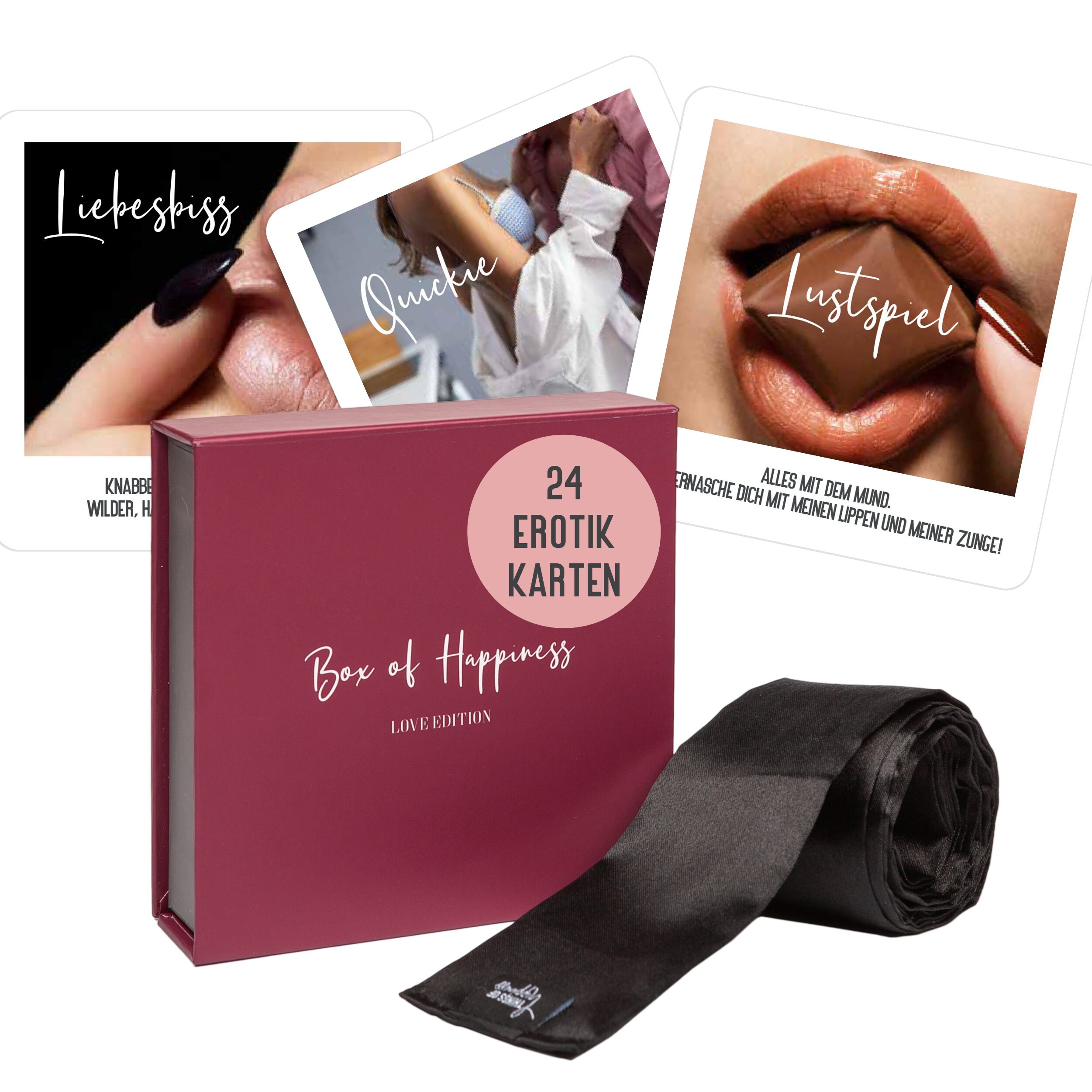 Love Gutschein Box Inkl Augenbinde 24 Gutscheinkarten Fur Etsy