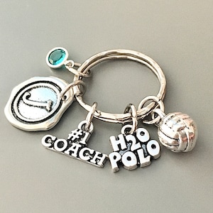 Waterpolo coach gift waterpolo coach keychain waterpolo gifts waterpolo team gift waterpolo team keychain waterpolo gifts water polo gifts