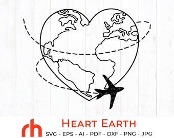Free Free Heart Earth Svg 735 SVG PNG EPS DXF File
