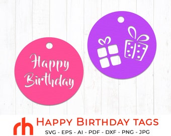 Download Birthday Tag Svg Etsy
