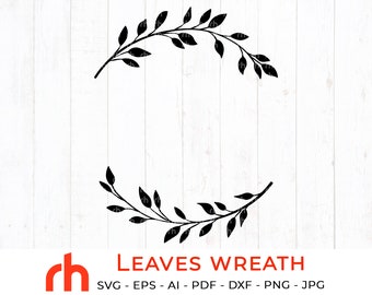 Download Half Wreath Svg Etsy