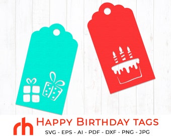 Download Birthday Tag Svg Etsy