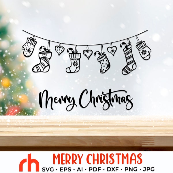 Christmas Quote Socks Etsy