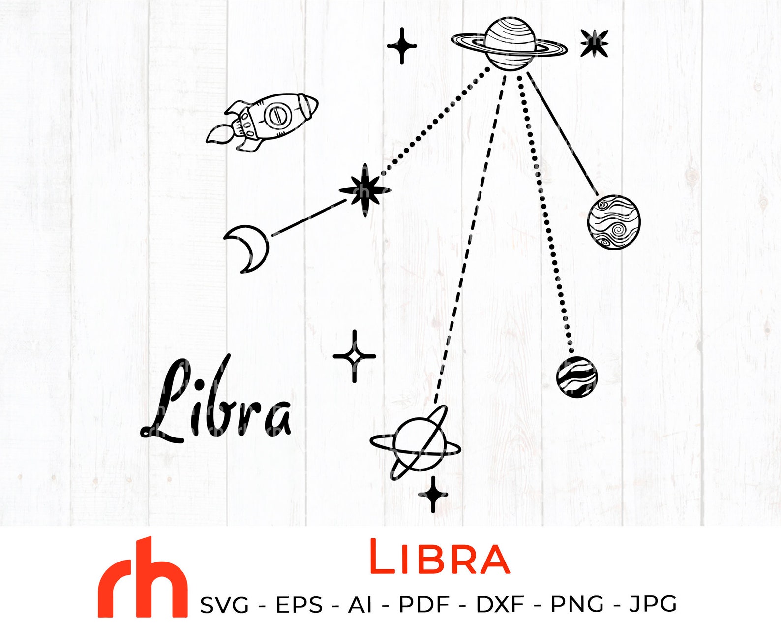 Download Libra svg October birthday svg Zodiac svg | Etsy