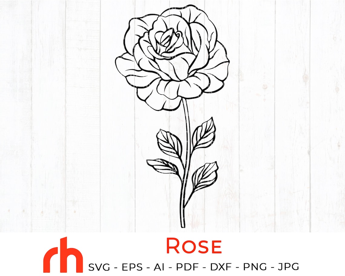 June Birth Flower SVG