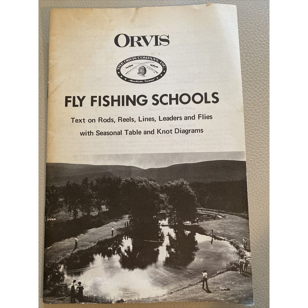 Vintage Orvis Fly Fishing Schools Booklet Rods Reels Lines Etsy
