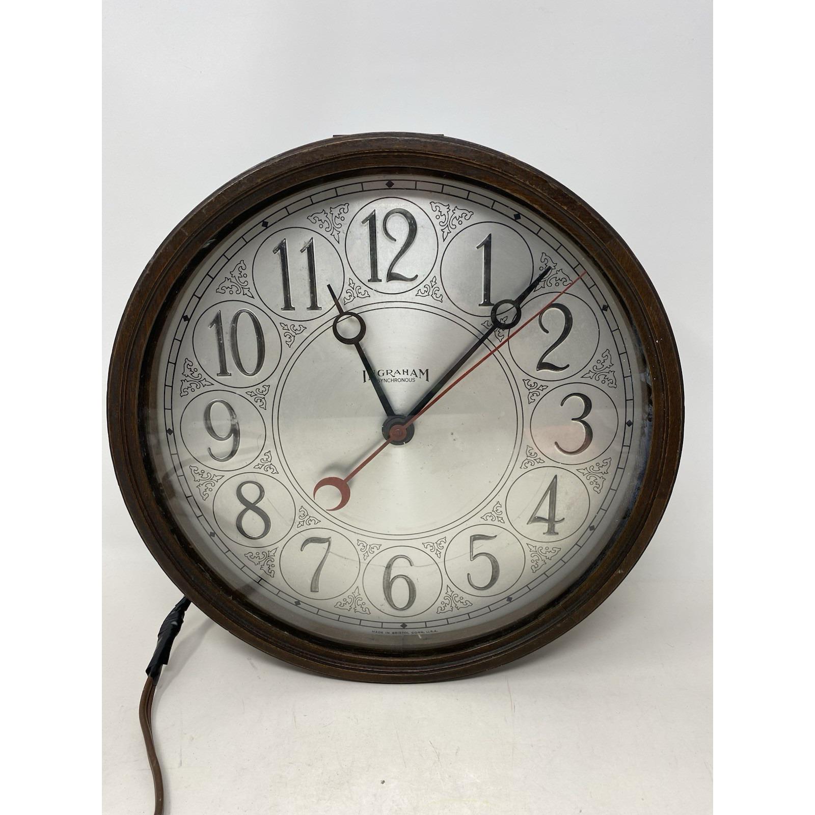 INGRAHAM アンティーククロック　稼働品 難あり Vintage Ingraham Clock - Etsy