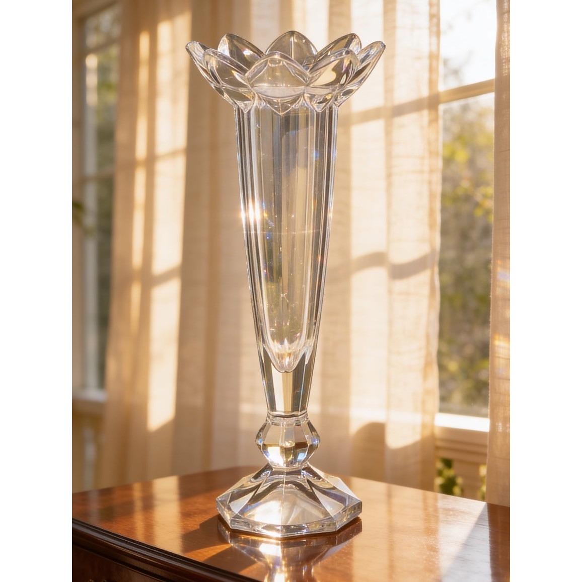 Mikasa Crystal Vase - Etsy