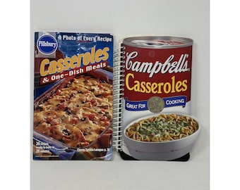 Pillsbury And Campbell’s Casserole Cook Books Vintage 2002 2008 Lot Of 2