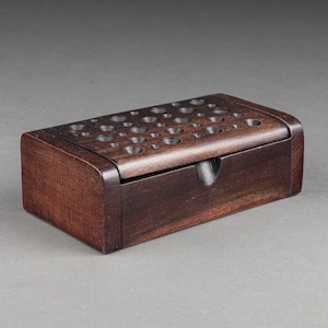 Handmade Wooden Jewellery Box 18cm x 10cm x 6cm