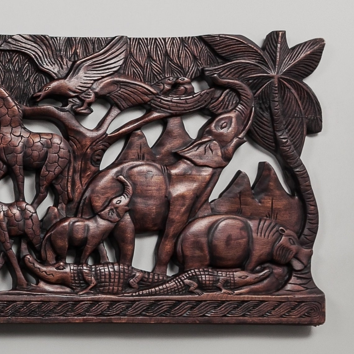 African Hand Carved Wooden Wall Panel Extra Large Wall Art 6 | Etsy