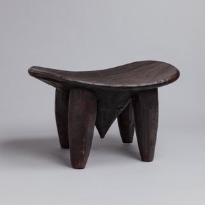 Large Senufo Stool / Hand Carved African Stool