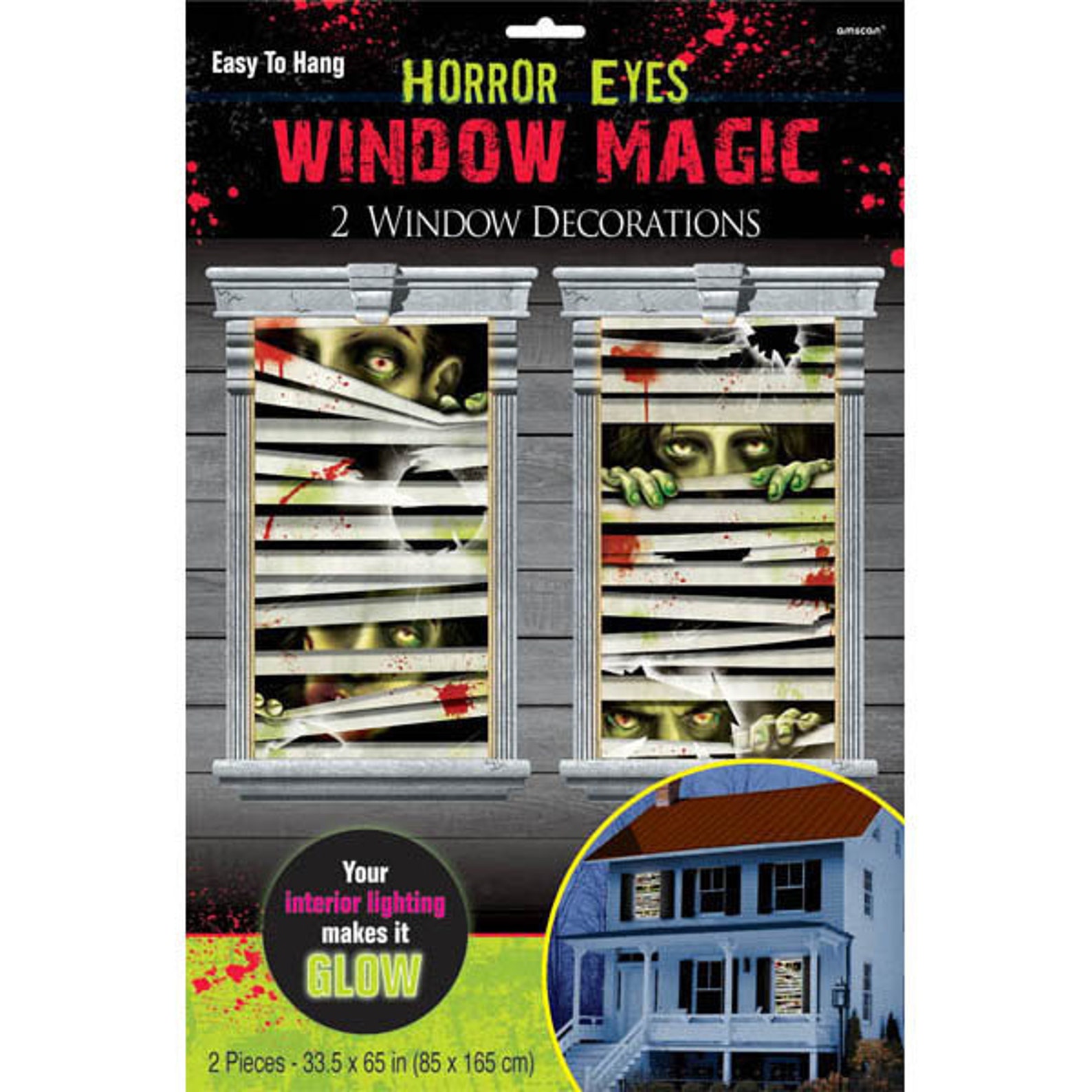 Halloween Eyes Window
 65 Horror Eyes Window Decorations Halloween Glow In the