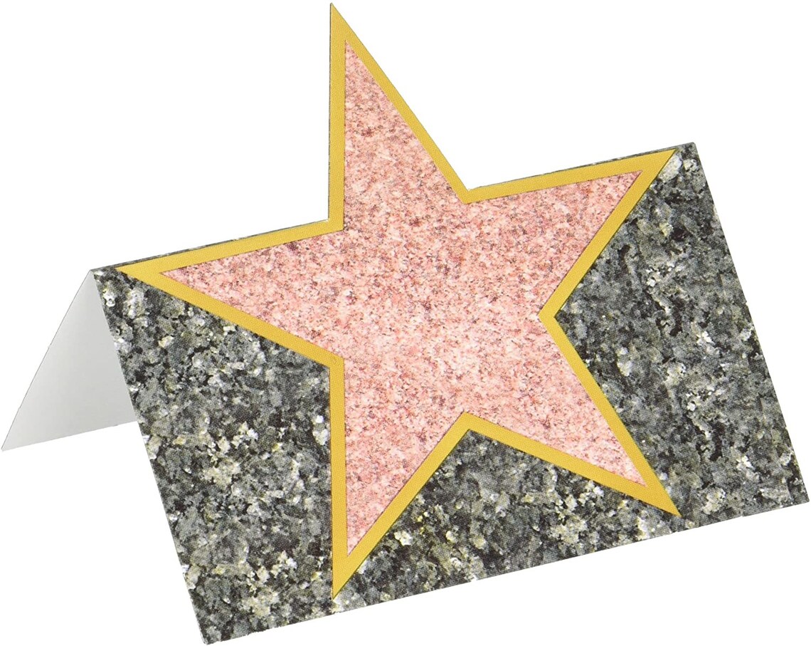 Walk of Fame Party Prop Decoration 12Pack Star Etsy