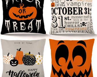 outdoor halloween throw pillows