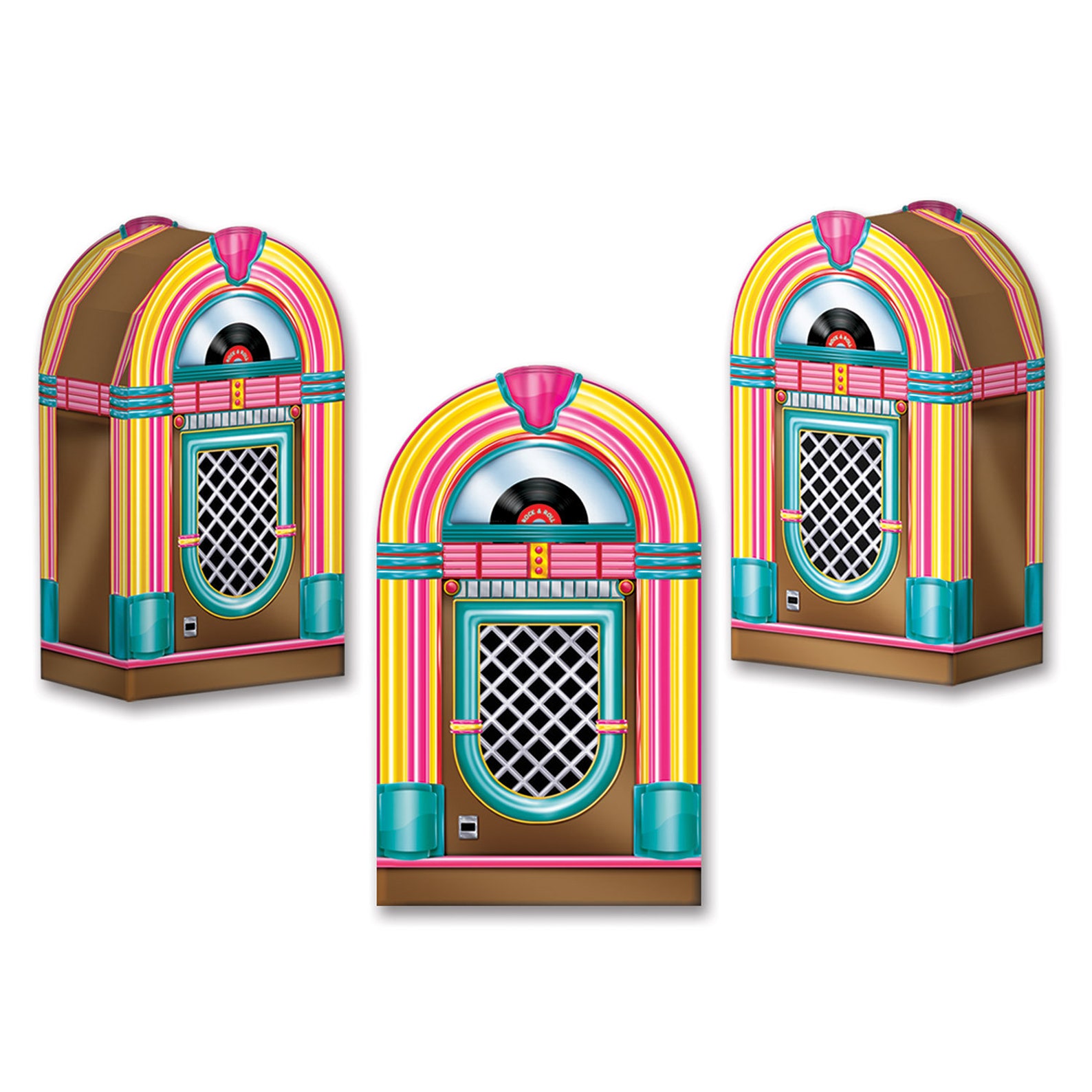 3 Jukebox Favor Boxes Sock Hop Grease 50's Party Rock & Etsy