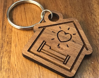 Rentals Bulk Custom Keychains /& Zipper-pulls for Gift Shops Cabins AirBnBs Hotels Realtors