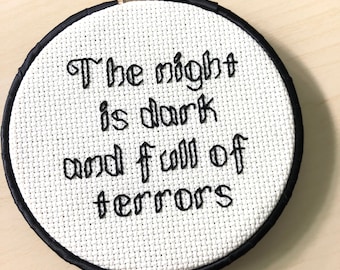 Full of Terrors PDF Digital Download Cross Stitch Pattern