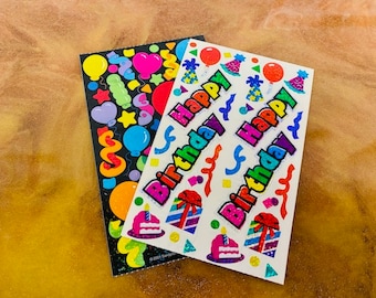 Sandylion Sticker Sheets Happy Birthday Party (YOU CHOOSE)