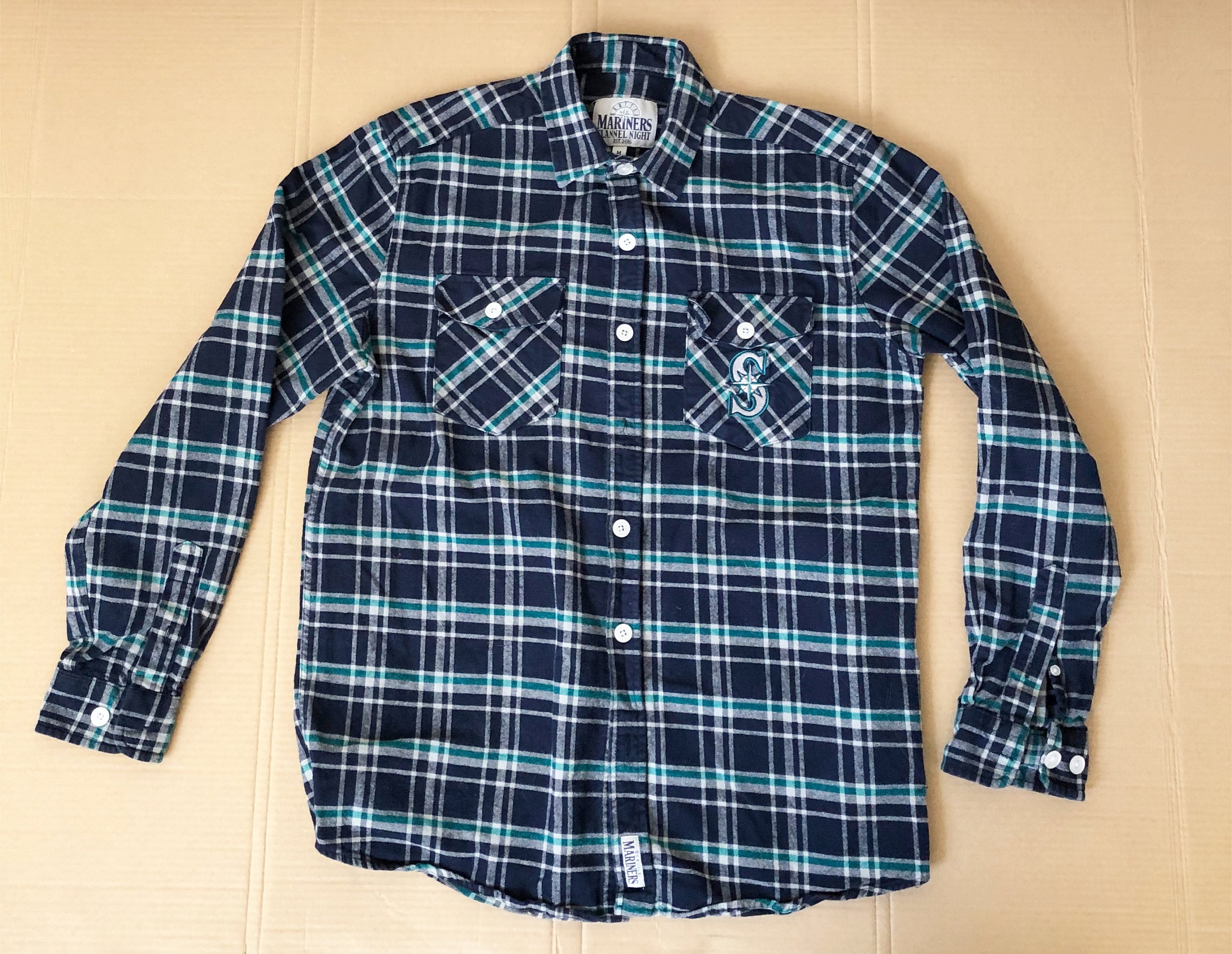 mariners flannel shirt