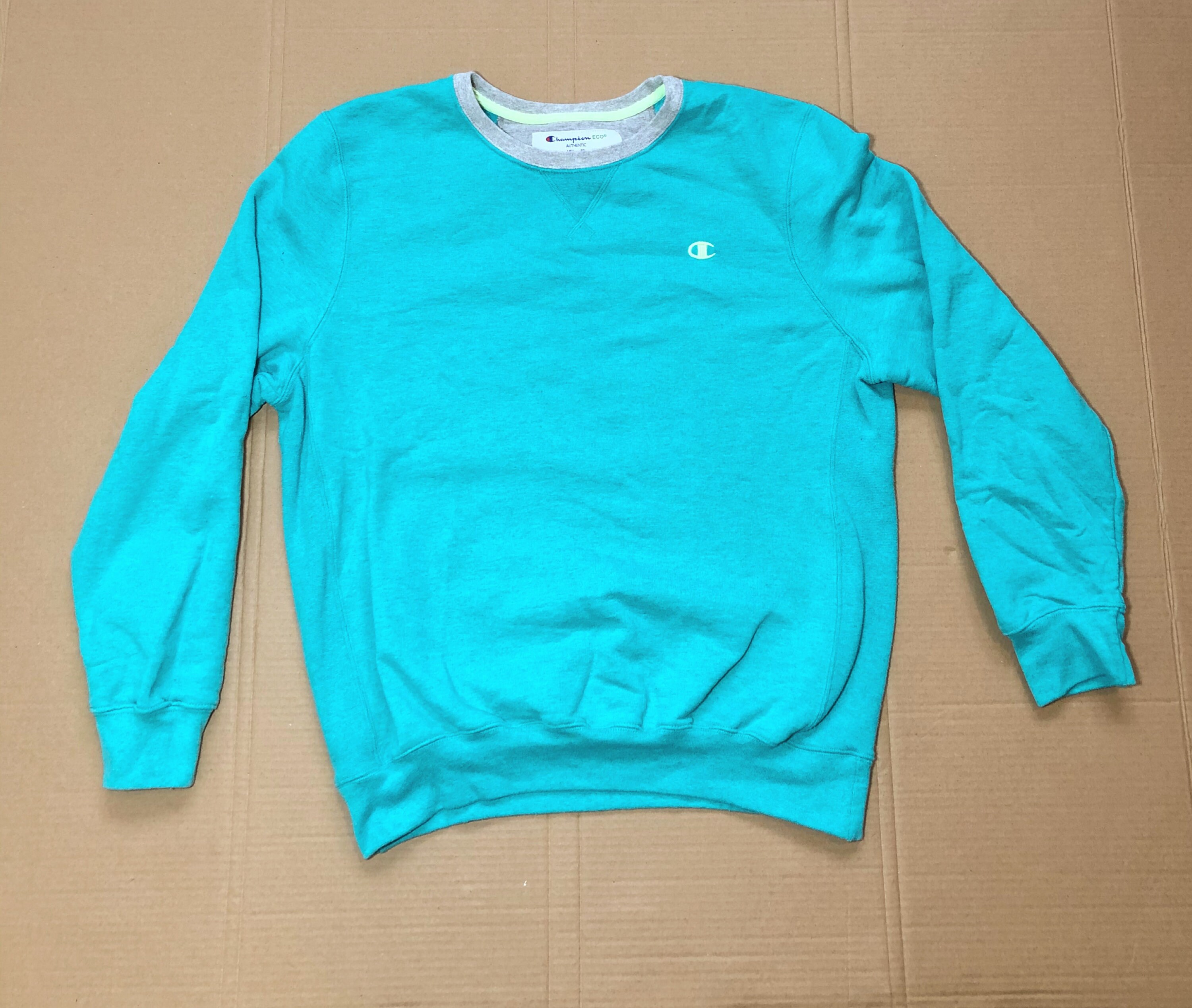 Turquoise champion best sale sweatshirt