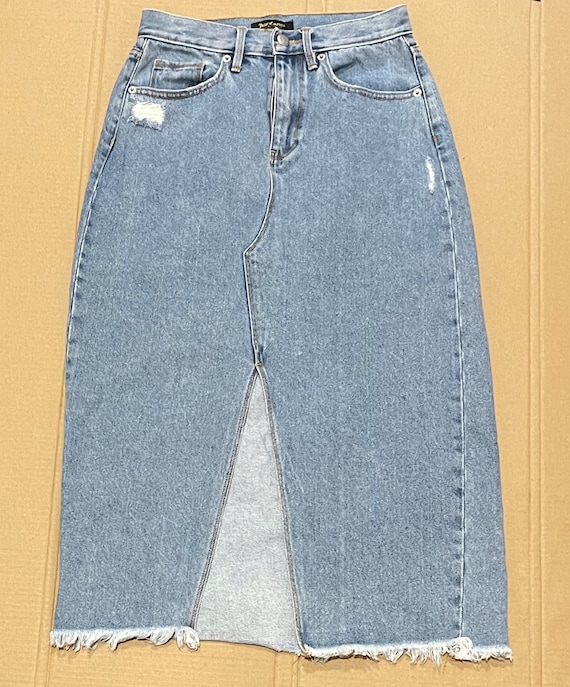 Vintage Juicy Couture Black Label Jean Skirt size 