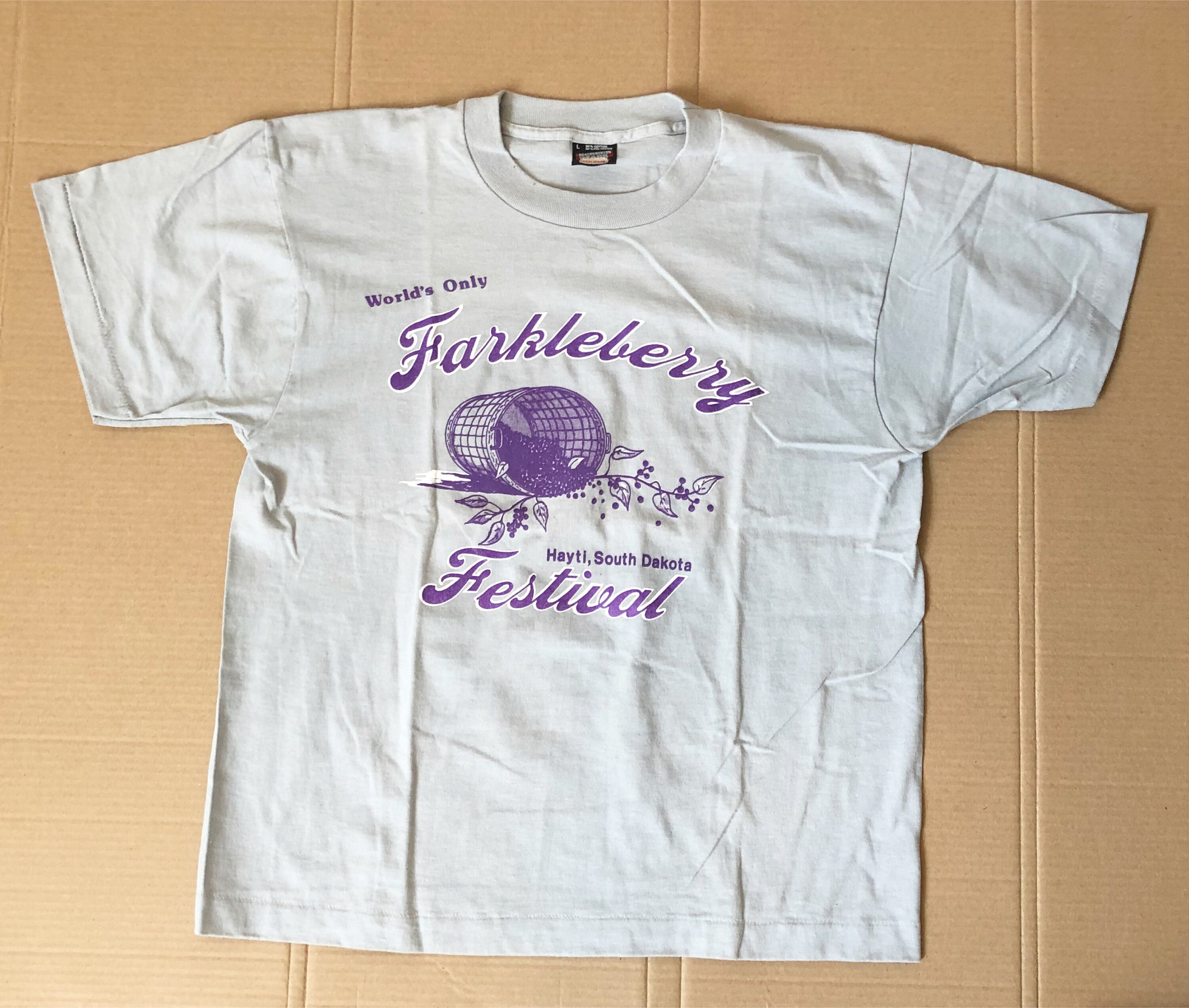 Vintage Farkleberry Festival Hayti South Dakota Shirt size Etsy