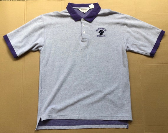 Vintage Bridgewater Wildcats Polo Shirt size XXL - image 1