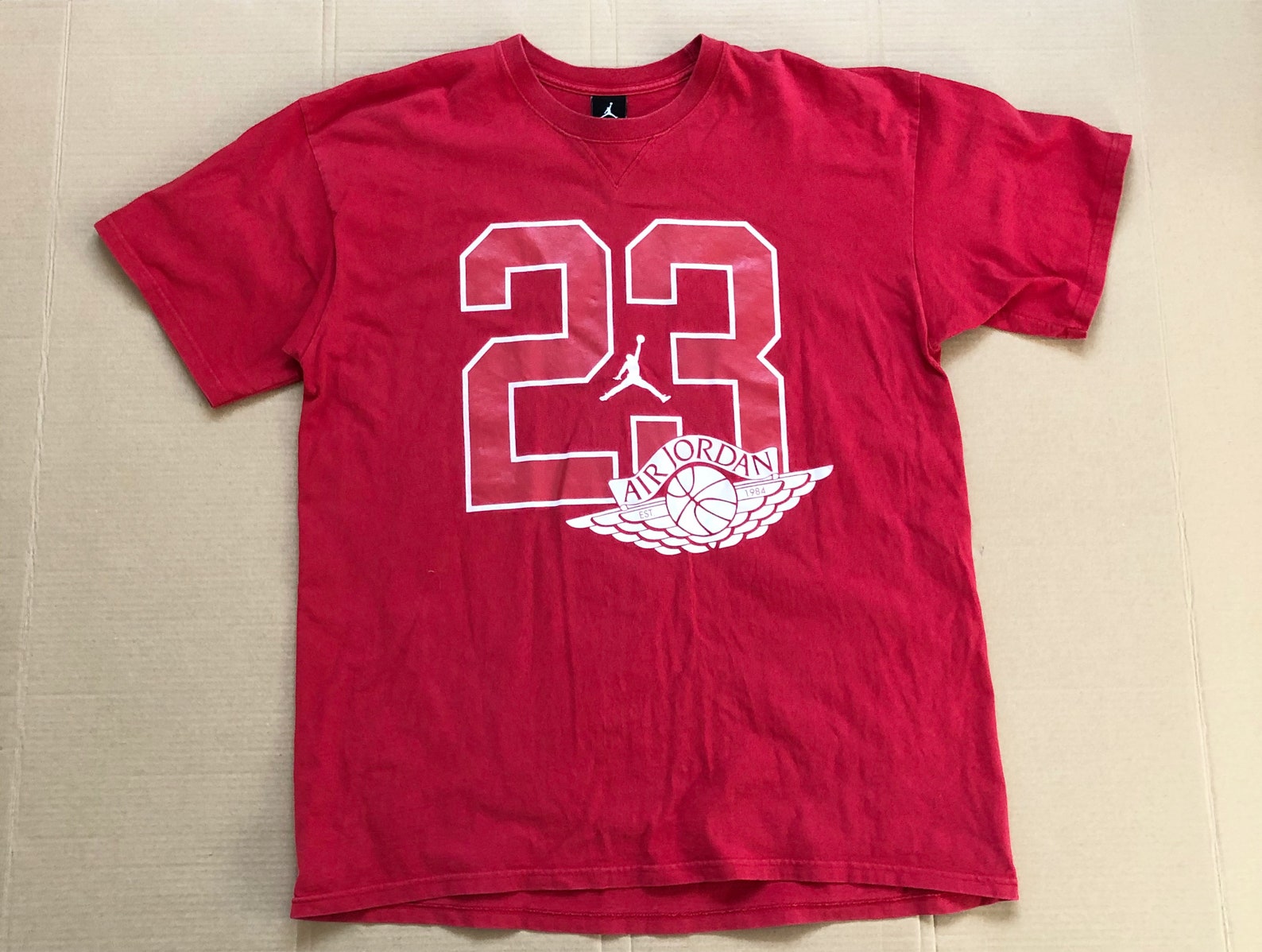 Air Jordan 23 Red Shirt Size XL - Etsy