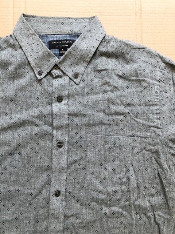 Long Sleeve Gray Dress Shirt Size 
