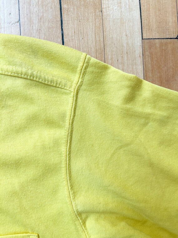 Upcycle Crop Top Basic Edition Blank Yellow Pocke… - image 3