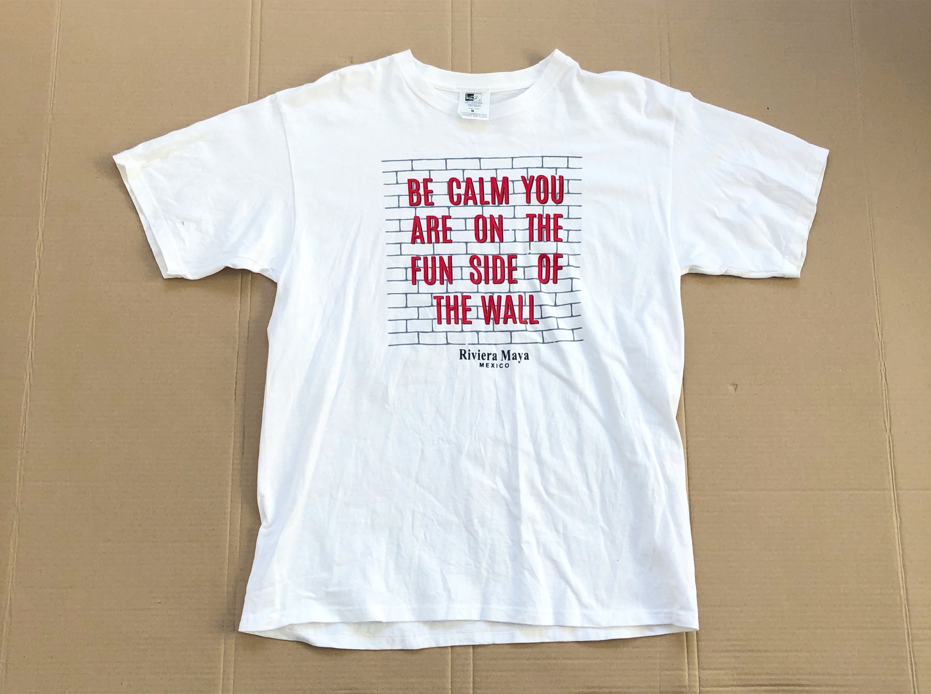 Keep Calm You're On The Fun Side Of The Wall Mexican T Shirt Keep Calm You're On The Fun Side Of The Wall Mexican T Shirt
