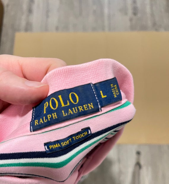 Pink and cheap green polo
