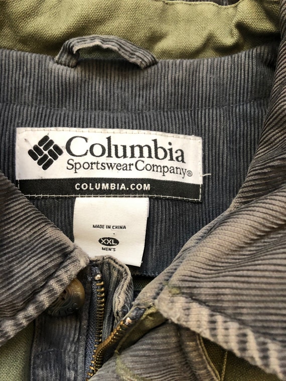 Vintage Columbia Canvas Corduroy Collar Double La… - image 4