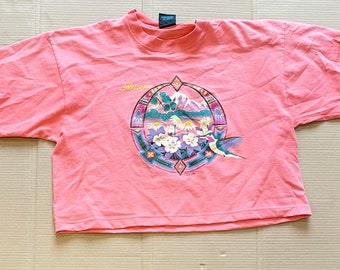 UPCYCLE Vintage 1995 Crop Top Arizona Graphic Shirt size XL