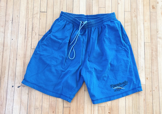 Vintage Reebok 100% Cotton Logo Shorts size Medium - image 2