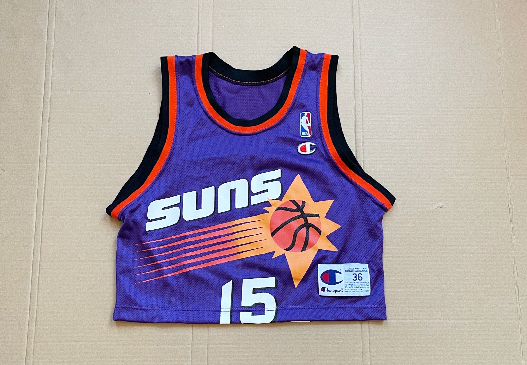 Vintage Phoenix Suns Autographed Elliot Perry Champion 