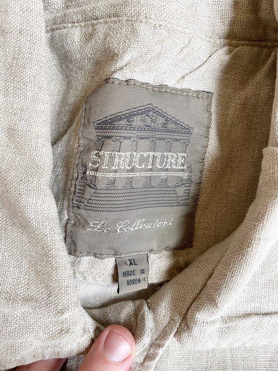 Vintage Structure Le Collezioni Button Up Oversiz… - image 2